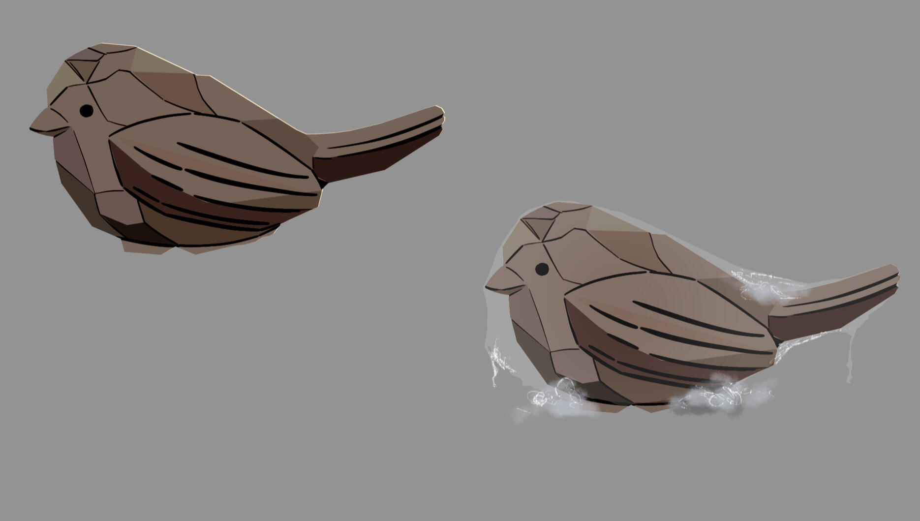 sculpture colour test