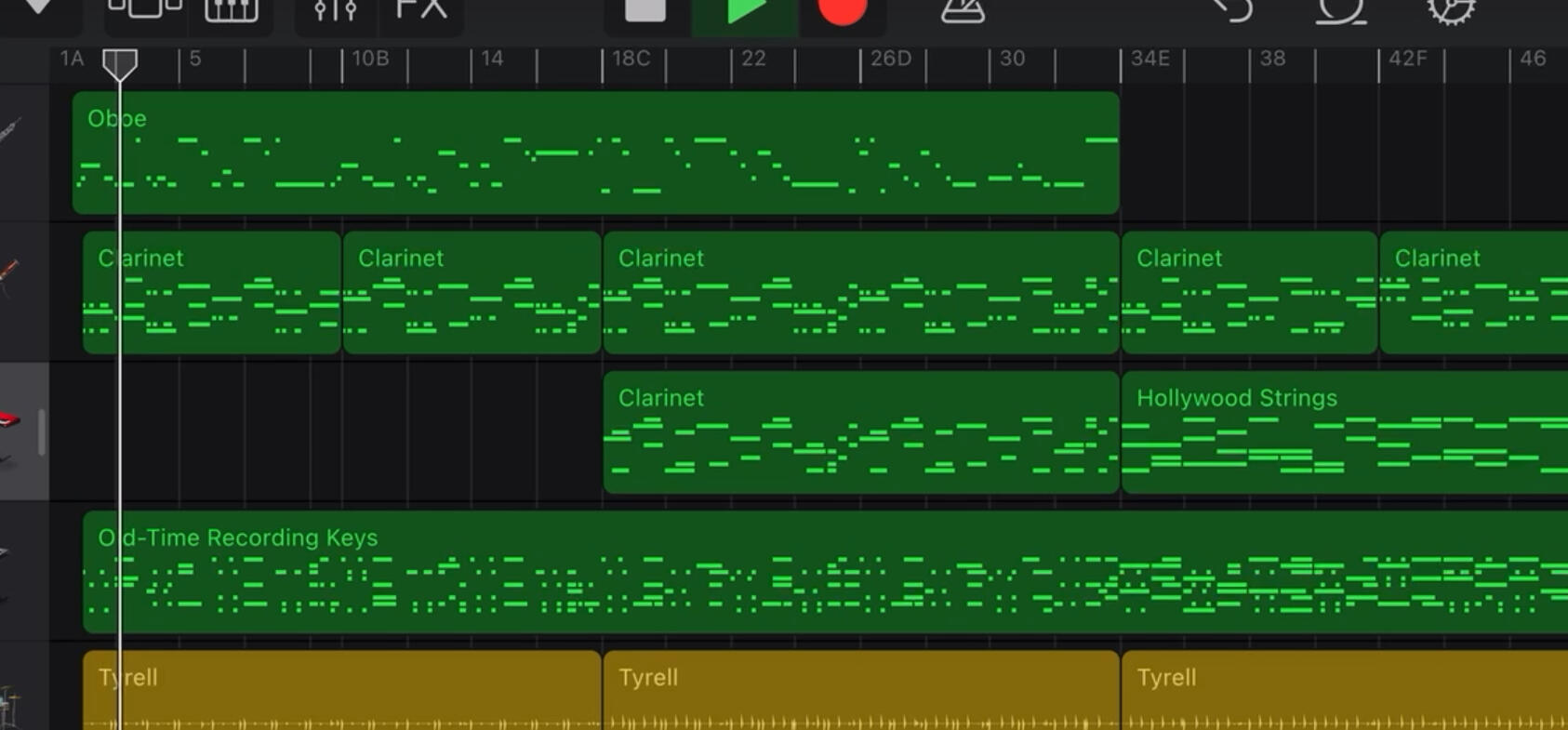 composing background music