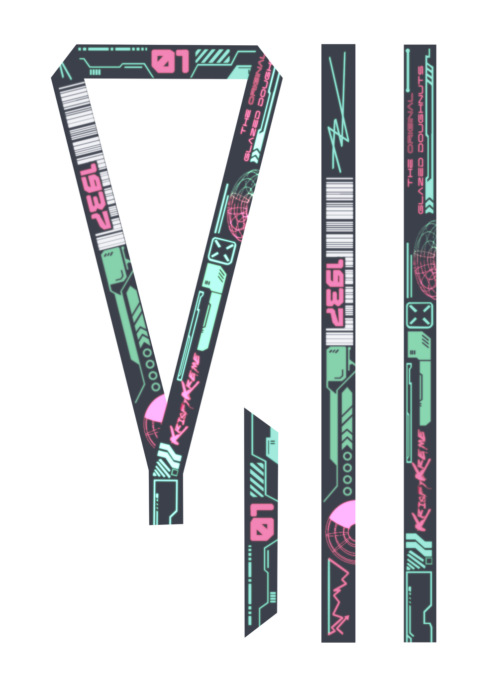 lanyard flat